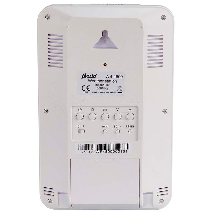 EAN 8712412571260 - Alecto WS-4800 estación meteorológica digital Blanco LCD Batería imagen 4