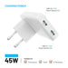 EAN 8591680165834 - FIXED FIXCG45S-2CD-WH cargador de dispositivo móvil Universal Blanco Corriente alterna Carga rápida Inter imagen 3