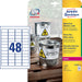 EAN 4004182235423 - Avery L4778-20 etiqueta de impresora Blanco Etiqueta para impresora autoadhesiva imagen 1