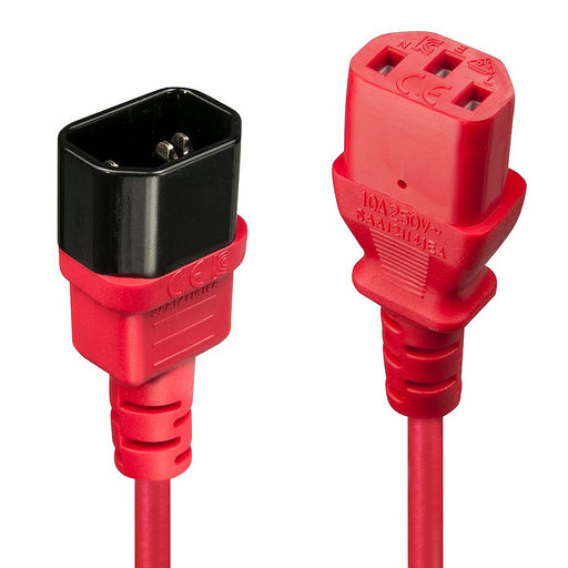 EAN 4002888304771 - Lindy 30477 cable de transmisión Negro, Rojo 1 m C14 acoplador C13 acoplador imagen 1