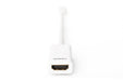 EAN 4016032292425 - Digitus DB-340404-001-W adaptador de cable de vídeo 0,15 m Mini DisplayPort HDMI tipo A (Estándar) Blanco imagen 3