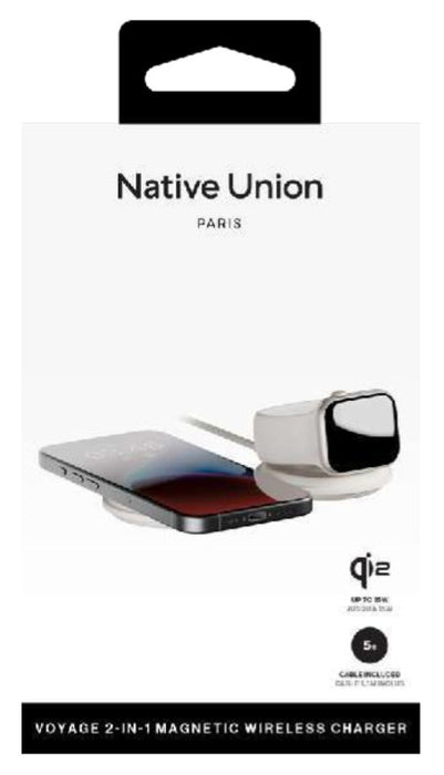 EAN 4895200480945 - Native Union Voyage 2-In-1 Smartphone Gris claro USB Cargador inalámbrico Interior imagen 5