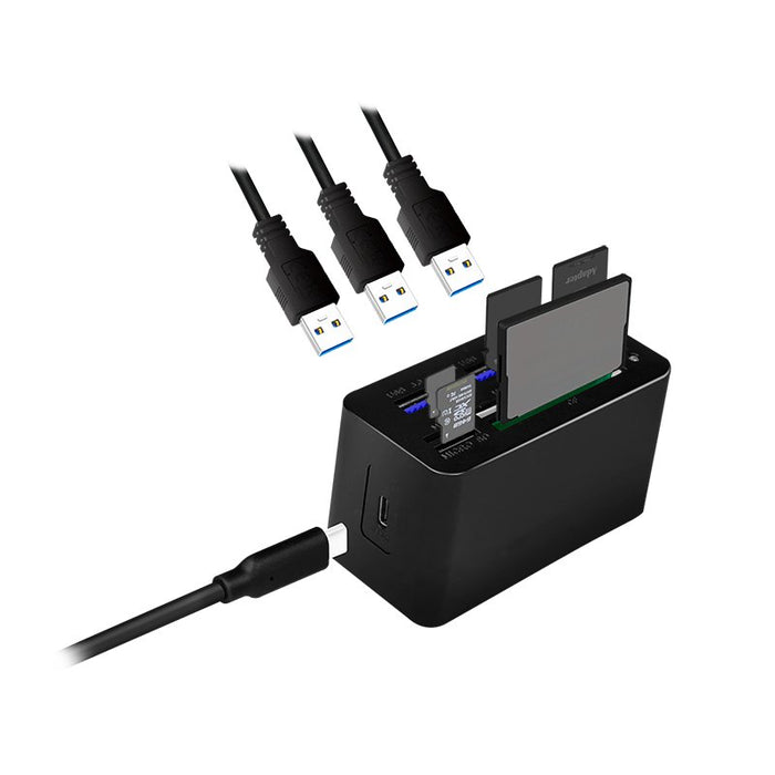 EAN 4052792061314 - LogiLink CR0046 base para portátil y replicador de puertos Alámbrico USB 3.2 Gen 1 (3.1 Gen 1) Type-C Neg imagen 4
