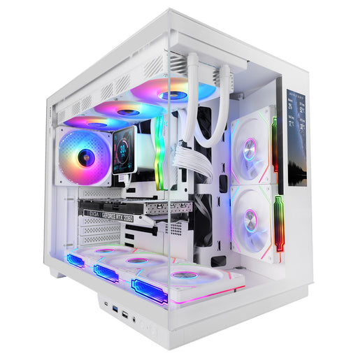 EAN 8435693112587 - Mars Gaming MCMIRAGEW carcasa de ordenador Midi Tower Blanco imagen 1