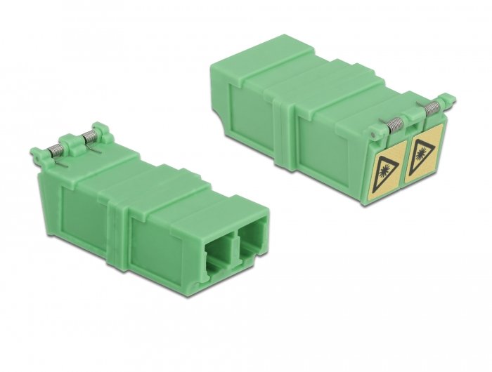 EAN 4043619859276 - DeLOCK 85927 adaptador de fibra óptica 4 pieza(s) Verde imagen 2