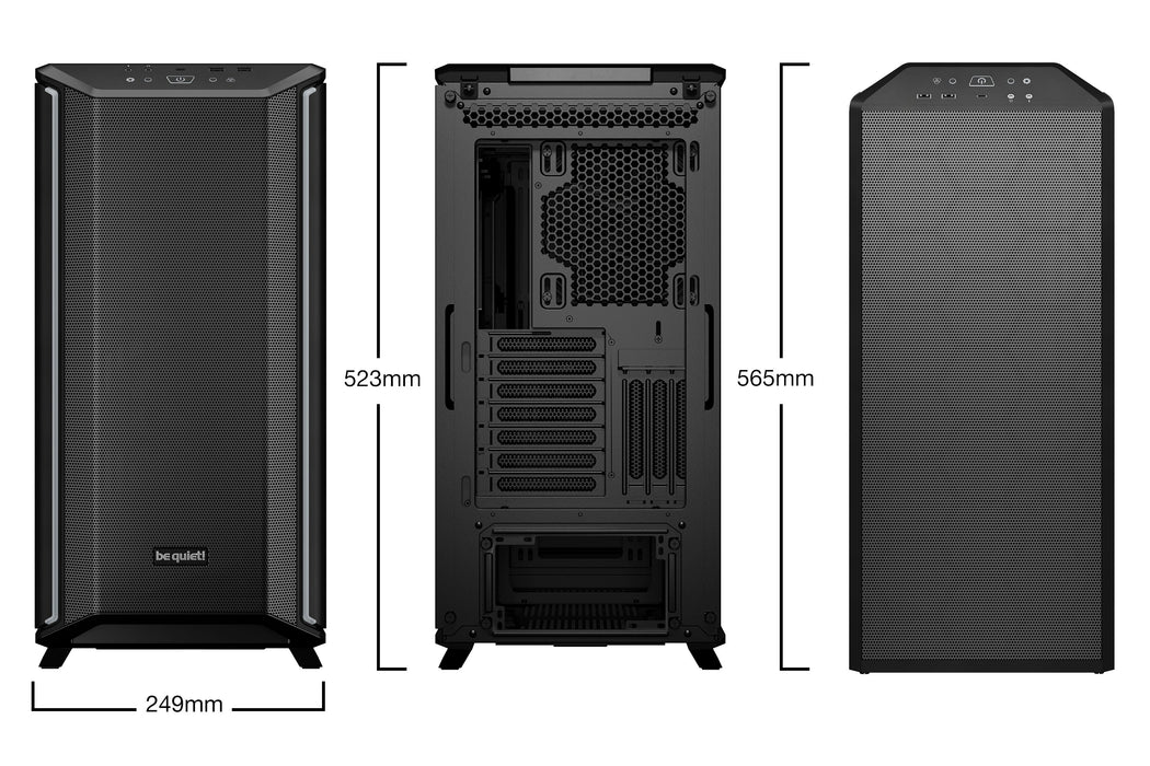 EAN 4260052190654 - be quiet! Dark Base 701 Black Midi Tower Negro imagen 2