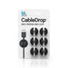 EAN 705105462639 - Bluelounge CableDrop abrazadera para cable Negro 6 pieza(s) imagen 2