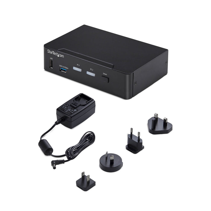 EAN 65030906548 - StarTech.com P2AD122-KVM-SWITCH interruptor KVM Negro imagen 7
