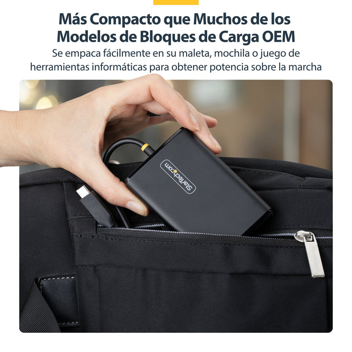EAN 0065030922029 - StarTech.com 1100LE-USB-C-CHARGER adaptador e inversor de corriente Interior Negro imagen 11
