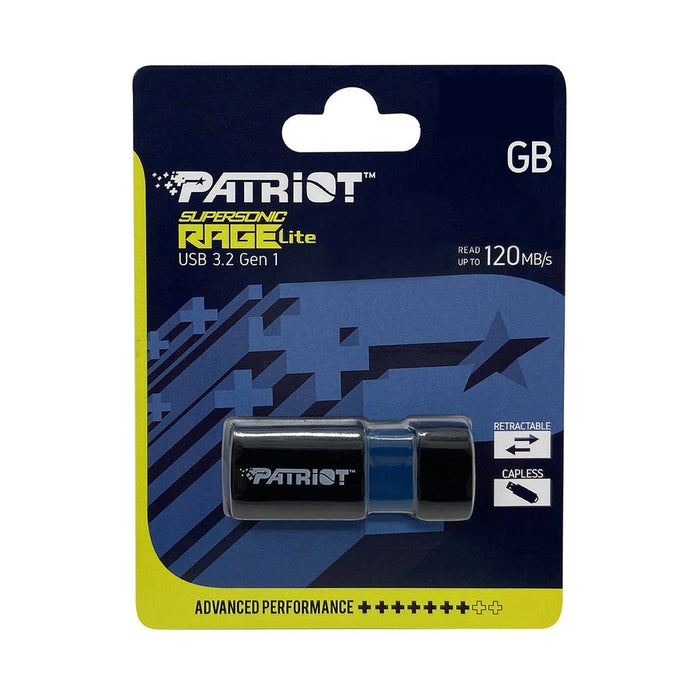 EAN 0814914028957 - Patriot Memory Supersonic Rage Lite unidad flash USB 64 GB USB tipo A 3.2 Gen 1 (3.1 Gen 1) Negro, Azul imagen 3