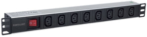 EAN 0766623163620 - Intellinet 163620 unidad de distribución de energía (PDU) 8 salidas AC 1U Negro, Plata imagen 2
