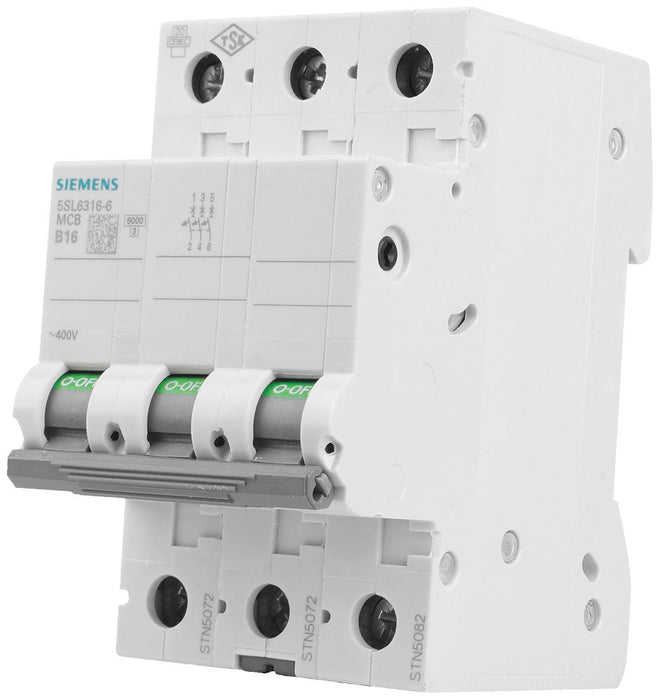 EAN 4001869388861 - Siemens 5SL6316-6 corta circuito Disyuntor en miniatura Tipo B 3 imagen 3