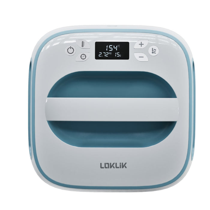 EAN 6976230000292 - LOKLiK SG-RYJ-0141-EU-L-B2B plancha térmica 1200 W Azul, Blanco 255 x 255 mm 210 °C Pantalla incorporada imagen 1