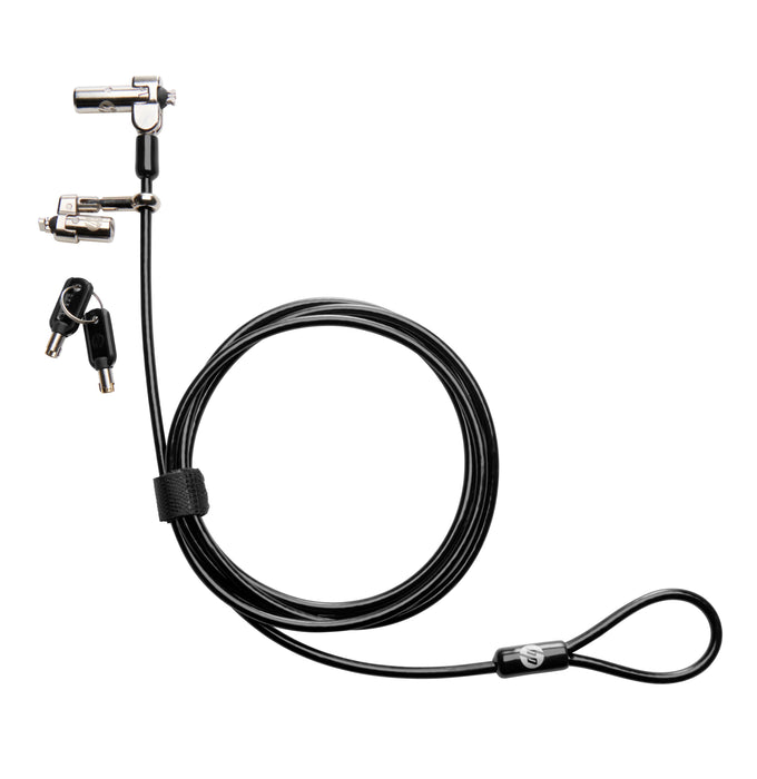 EAN 0190781049425 - HP Nano Keyed Cable Lock cable antirrobo Negro, Metálico 1,83 m imagen 2