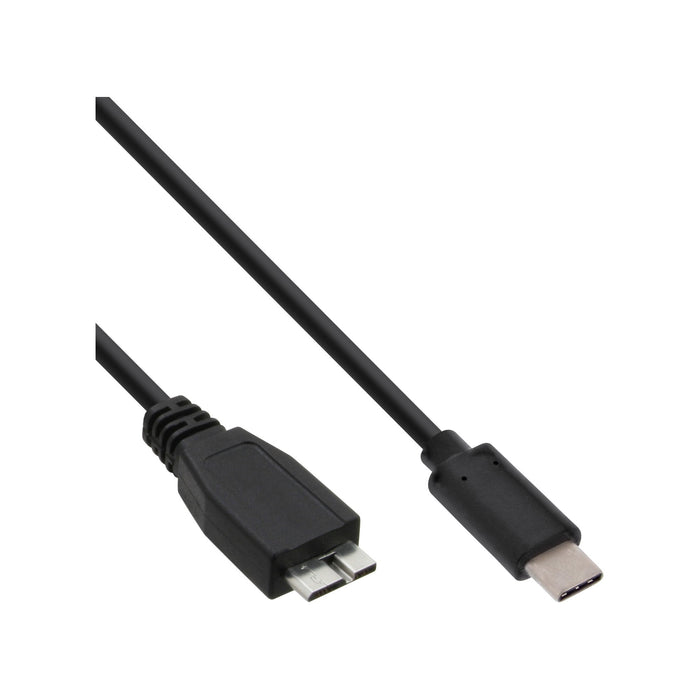 EAN 4043718249794 - InLine 35726 cable USB USB 3.2 Gen 2 (3.1 Gen 2) 0,5 m USB C Micro-USB B Negro imagen 1