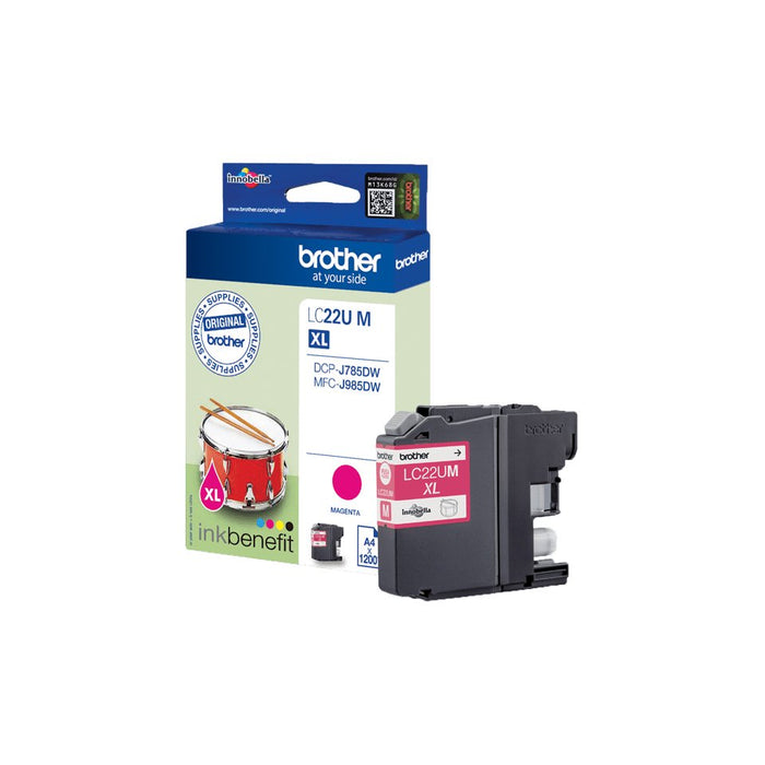 EAN 4977766760065 - Brother LC22UM cartucho de tinta 1 pieza(s) Original Magenta imagen 1