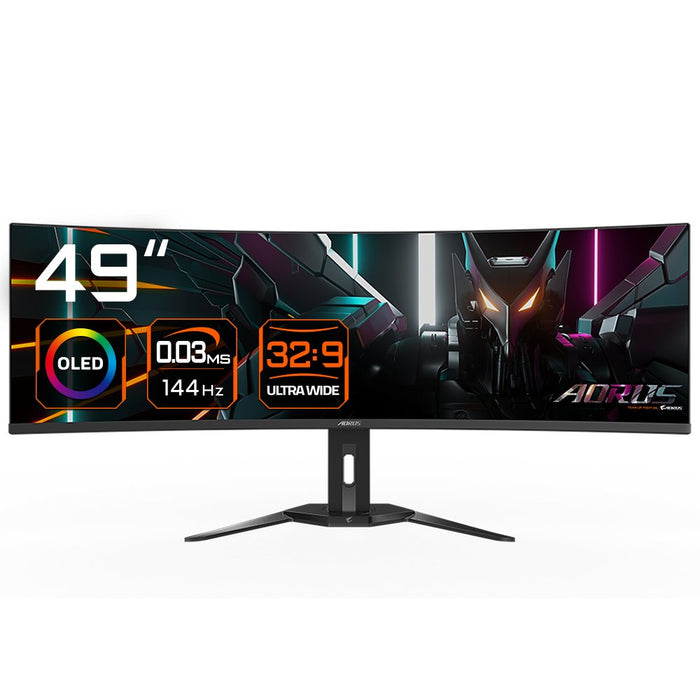 EAN 4719331855680 - GIGABYTE AORUS CO49DQ pantalla para PC 124,5 cm (49") 5120 x 1440 Pixeles Dual QHD Negro imagen 1