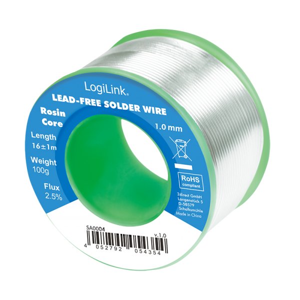 EAN 4052792054354 - LogiLink SA0004 Accesorio para estaciones de soldadura / soldadores Alambre de soldadura imagen 3