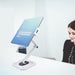 EAN 0065030895811 - StarTech.com ADJ-TABLET-STAND-W mueble y soporte para dispositivo multimedia Blanco Tableta Carro para ad imagen 9