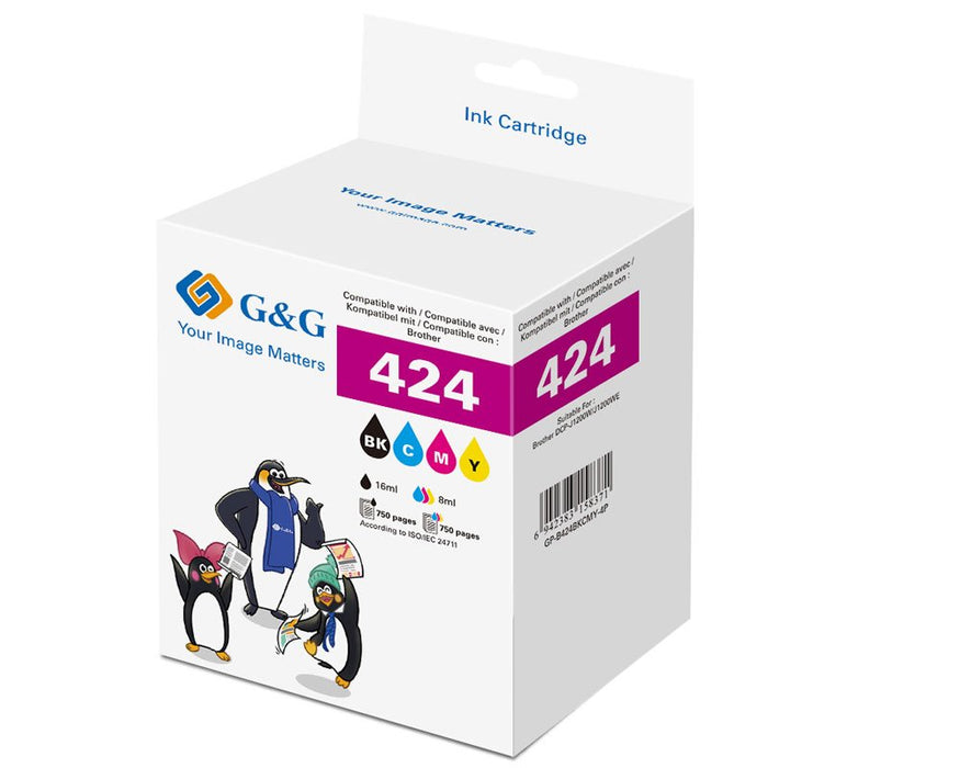 EAN 6942383158371 - G&G 20591 cartucho de tinta 4 pieza(s) Compatible Magenta, Cian, Negro, Amarillo imagen 3