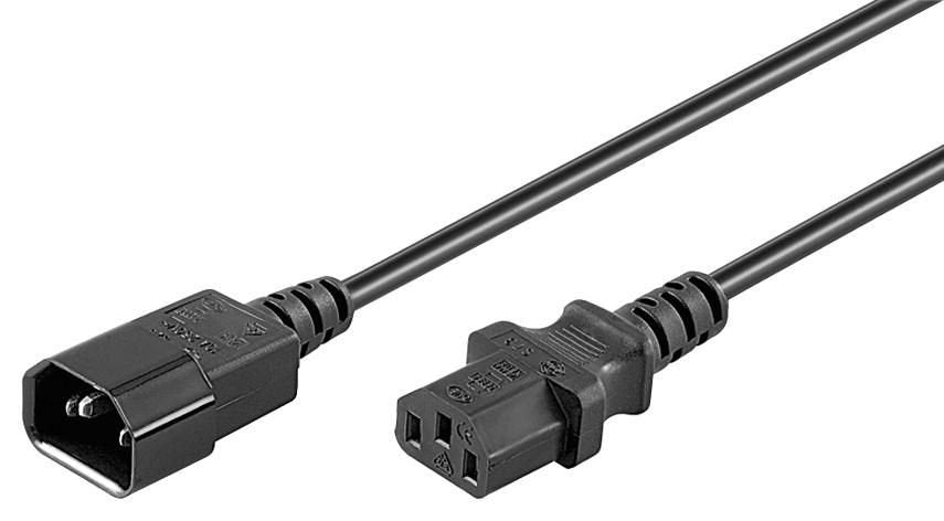 EAN 5705965856376 - Microconnect PE040618 cable de transmisión Negro 1,8 m C13 acoplador C14 acoplador imagen 1