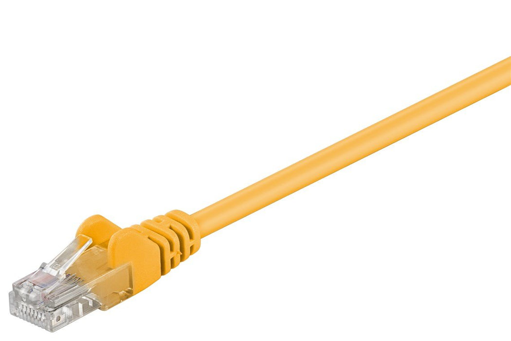 EAN 4040849955563 - Goobay 95556 cable de red Amarillo 1,5 m Cat5e U/UTP (UTP) imagen 1
