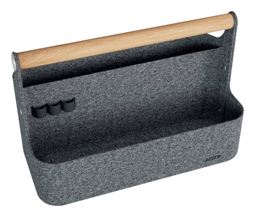 EAN 4002432136636 - Leitz 61980089 caja de almacenaje Rectangular Sentido, Poliéster reciclado, Haya Gris imagen 1