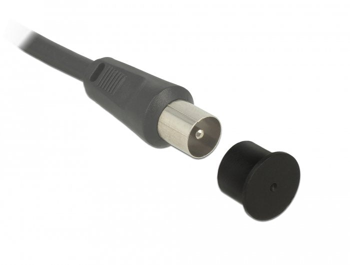 EAN 4043619601653 - DeLOCK 60165 tapa de seguridad para enchufe F jack Negro 10 pieza(s) imagen 1