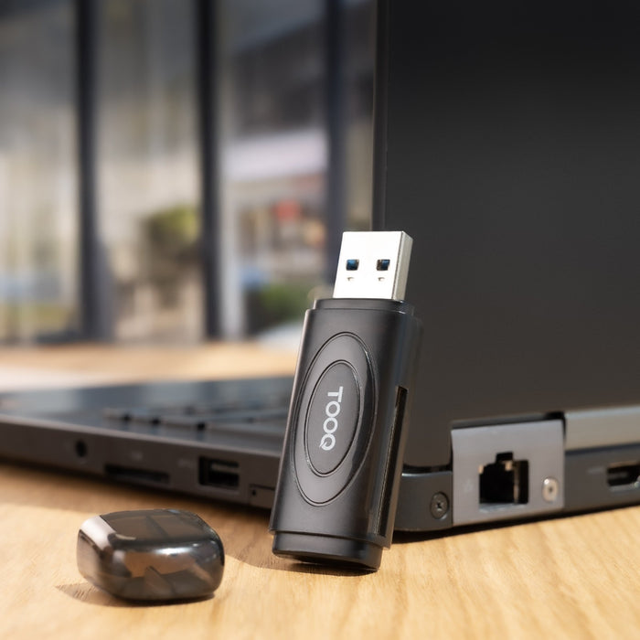 EAN 8433281016279 - TooQ TQR-3002B lector de tarjeta USB 3.2 Gen 1 (3.1 Gen 1) Type-A imagen 2
