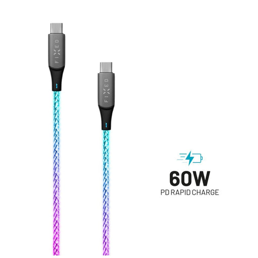 EAN 8591680149001 - FIXED FIXDLED-CC-RA cable USB 1,2 m USB C Multicolor imagen 1