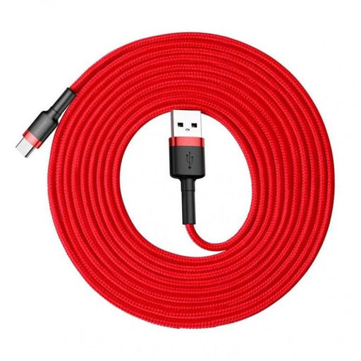 EAN 6953156296336 - Baseus CATKLF-U09 cable USB 3 m USB A USB C Negro, Rojo imagen 1