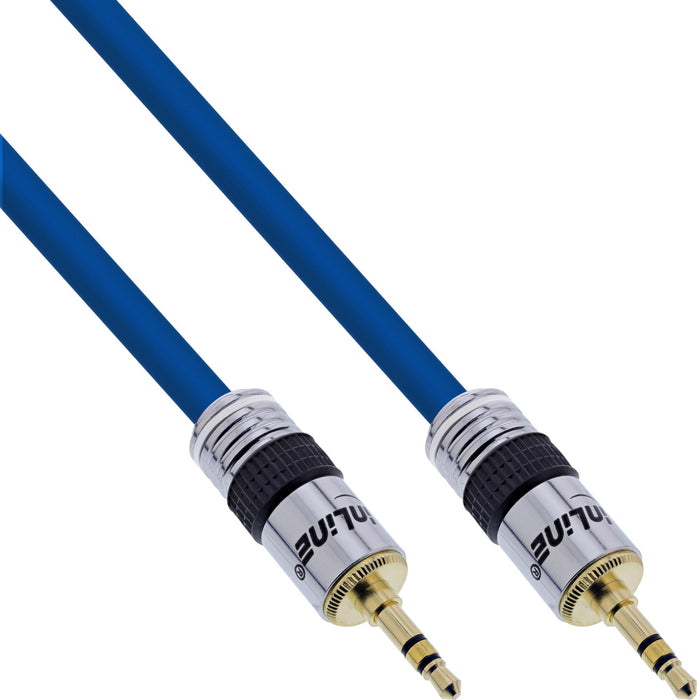 EAN 4043718098002 - InLine 99954P cable de audio 0,5 m 3,5mm Azul imagen 1