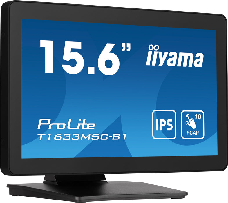EAN 4948570122523 - iiyama ProLite T1633MSC-B1 pantalla para PC 39,6 cm (15.6") 1920 x 1080 Pixeles Full HD LCD Pantalla táct imagen 2