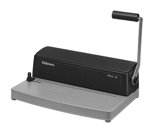 EAN 0043859553389 - Fellowes Metal 25 Encuadernadora de espiral metálica 450 hojas Negro, Gris imagen 1