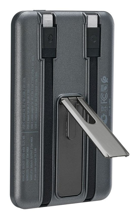 EAN 4260709014951 - Rivacase VA2607 batería externa Polímero de litio 5000 mAh Cargador inalámbrico Negro, Gris imagen 8