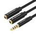 EAN 6922794740983 - Vention BBVBY cable de audio 0,3 m 3,5mm 2 x 3.5mm Negro imagen 1