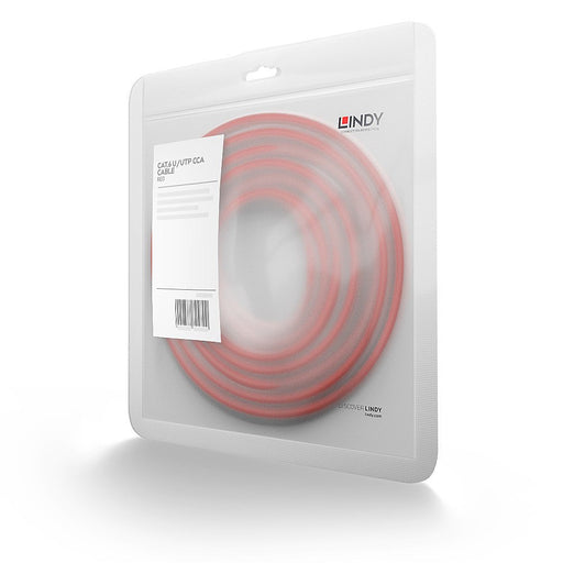 EAN 4002888481816 - Lindy 48181 cable de red Rojo 0,5 m Cat6 U/UTP (UTP) imagen 2