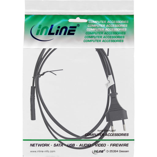 EAN 4043718284085 - InLine 16654Q cable de transmisión Negro 1,8 m CEE7/16 C7 acoplador imagen 2