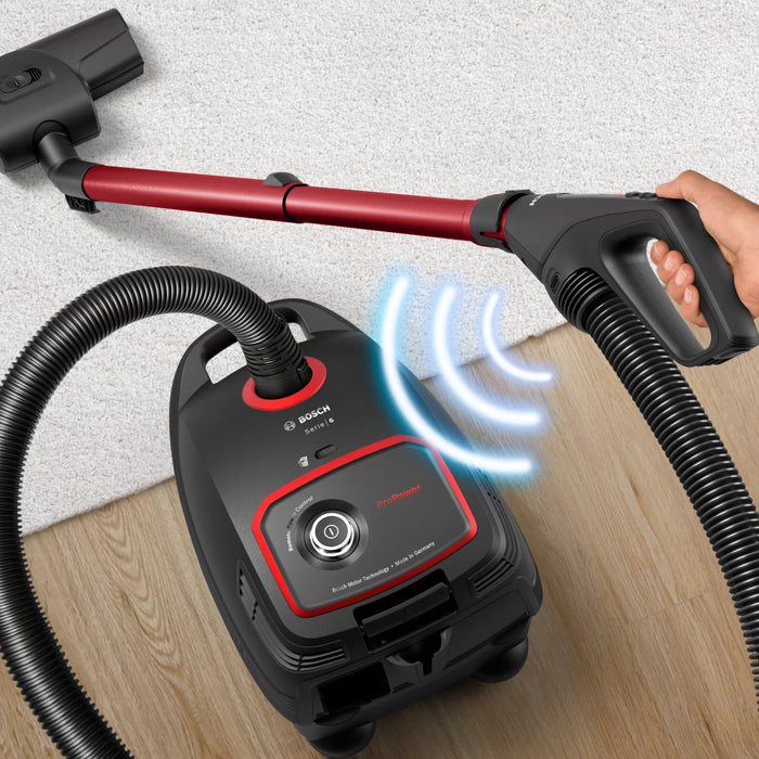 EAN 4242005232321 - Bosch Serie 6 BGL6POW2 aspiradora Aspiradora cilíndrica Secar 850 W Bolsa para el polvo imagen 8