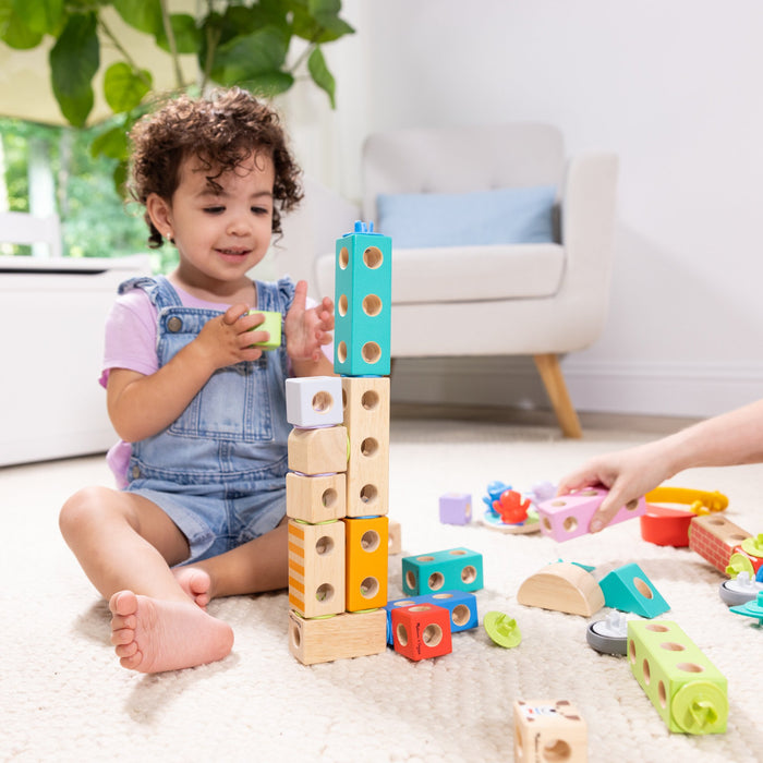 EAN 0681147005525 - Melissa & Doug MDT BBN Blockables Town Pyst GML imagen 7