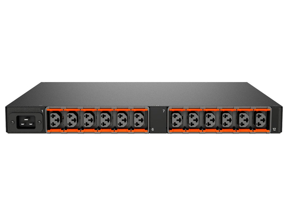 EAN 4061471345393 - Vertiv Geist MU05M1R0-12CF17-2C20A9H00-S unidad de distribución de energía (PDU) 12 salidas AC 0U Negro imagen 2