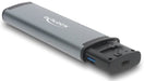 EAN 4043619910182 - DeLOCK 91018 lector de tarjeta USB 3.2 Gen 1 (3.1 Gen 1) Type-A/Type-C Negro, Gris imagen 1