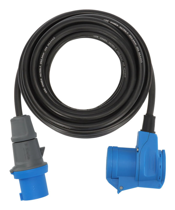 EAN 4007123701117 - Brennenstuhl 1168650510 base múltiple 10 m 2 salidas AC Exterior Negro, Azul imagen 2