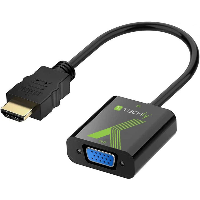 EAN 766623914635 - Techly IDATA HDMI-VGA2 adaptador de cable de vídeo VGA (D-Sub) Negro imagen 1