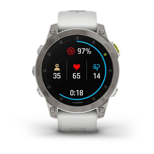 EAN 0753759281083 - Garmin epix Gen 2 3,3 cm (1.3") AMOLED 45 mm Digital 416 x 416 Pixeles Pantalla táctil Blanco Wifi GPS (s imagen 3