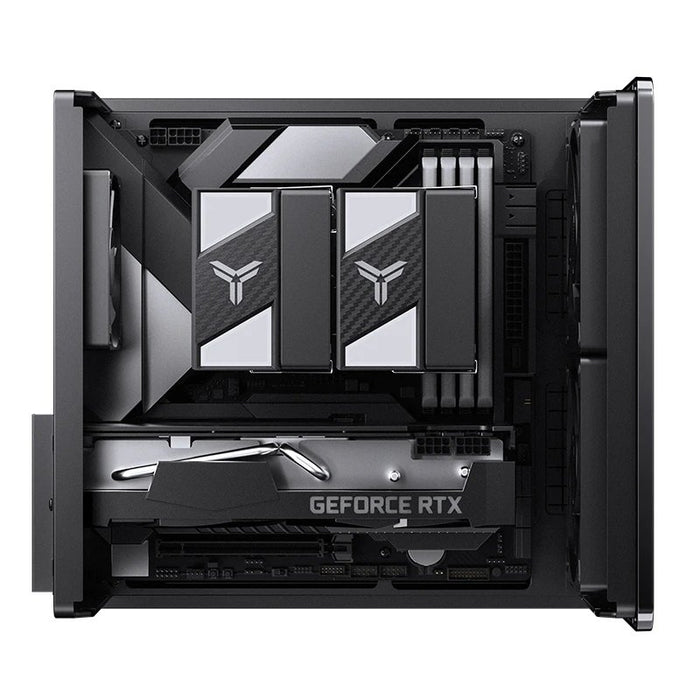 EAN 6970620554822 - Jonsbo V12 BLACK carcasa de ordenador Negro, Madera imagen 8