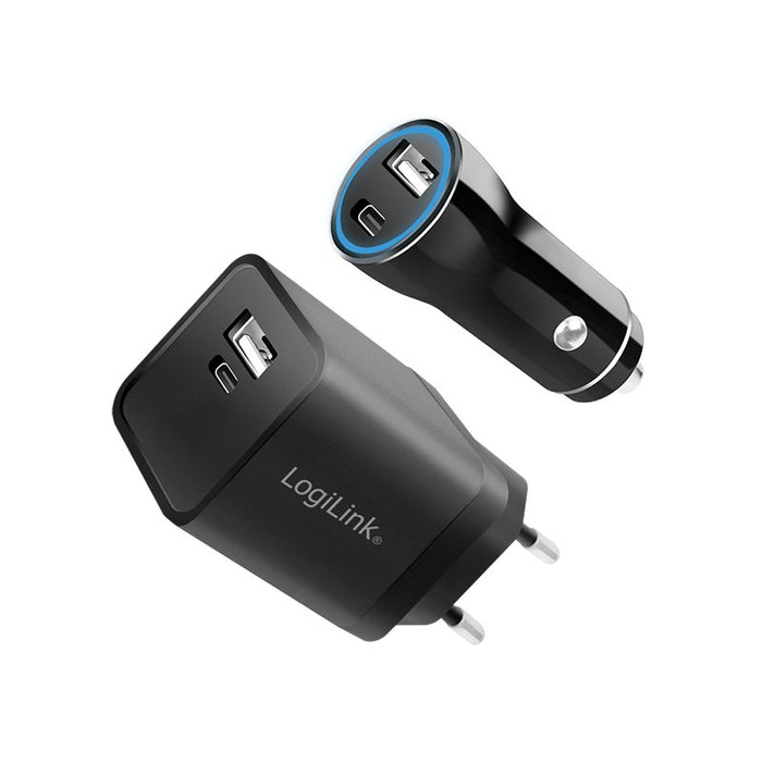 EAN 4052792068641 - LogiLink PA0300 cargador de dispositivo móvil Universal Negro Corriente alterna, Encendedor de cigarrillo imagen 2