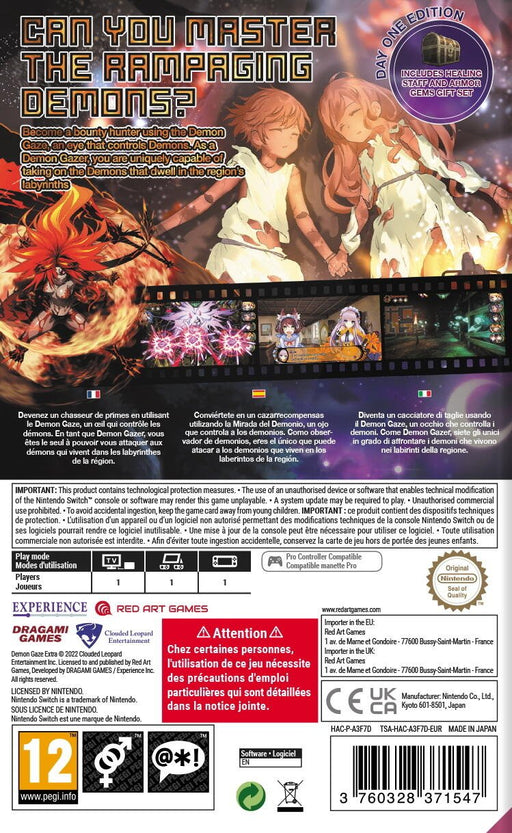 EAN 3760328371585 - Red Art Games Demon Gaze Extra imagen 1