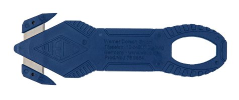 EAN 4003801872544 - Wedo 76 9864 cúter Azul Cuchillo de hoja fija imagen 1