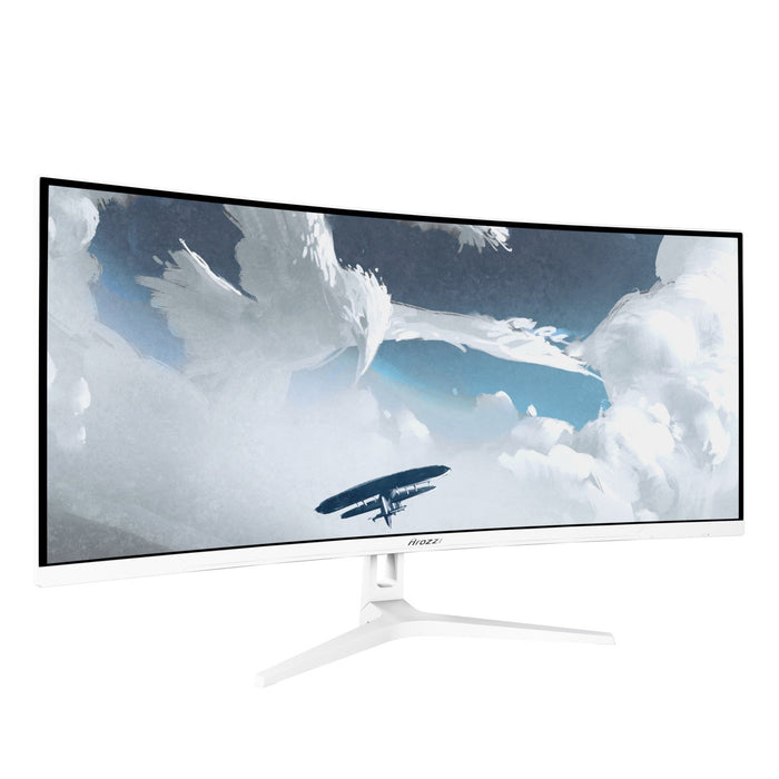 EAN 850054766960 - Arozzi Nova 34″ Curved pantalla para PC 86,4 cm (34") 3440 x 1440 Pixeles 4K Ultra HD LED Blanco imagen 2